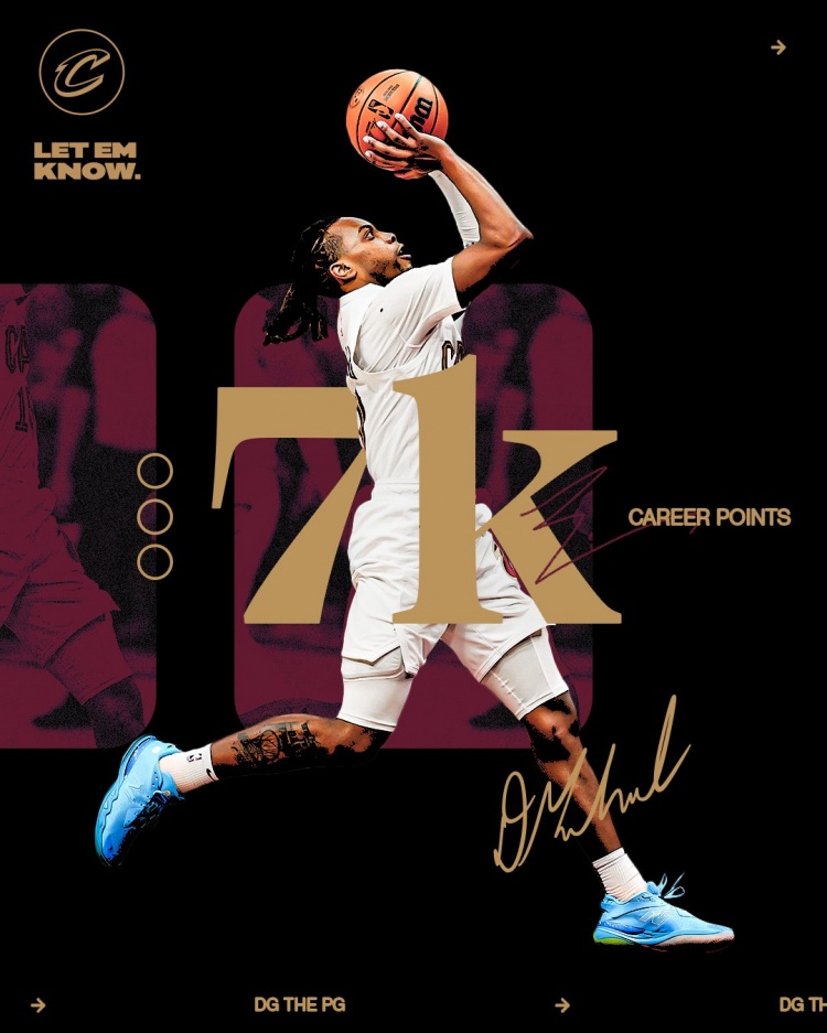  未來可期！加蘭騎士生涯得分達到7000分 隊史第11位！