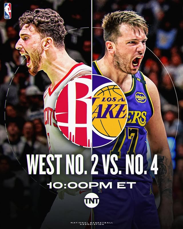  狂野西部焦點大戰(zhàn)！NBA官方發(fā)布火湖大戰(zhàn)海報：申京VS東契奇