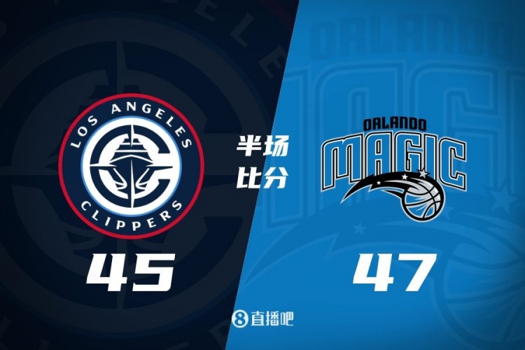  防守大戰(zhàn)！魔術16-5結束上半場47-45快船 班凱羅16分祖巴茨13+10